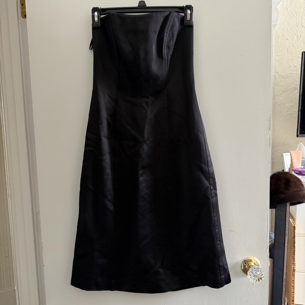 Banana Republic Black Strapless Dress